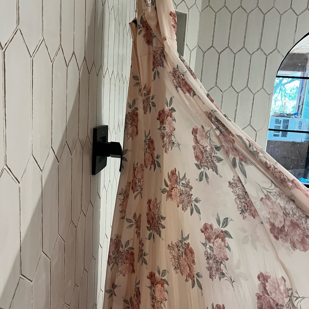 Windsor floral pink dress